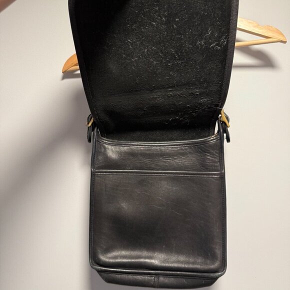 Vintage Coach Bag Black Leather - Picture 3 of 16